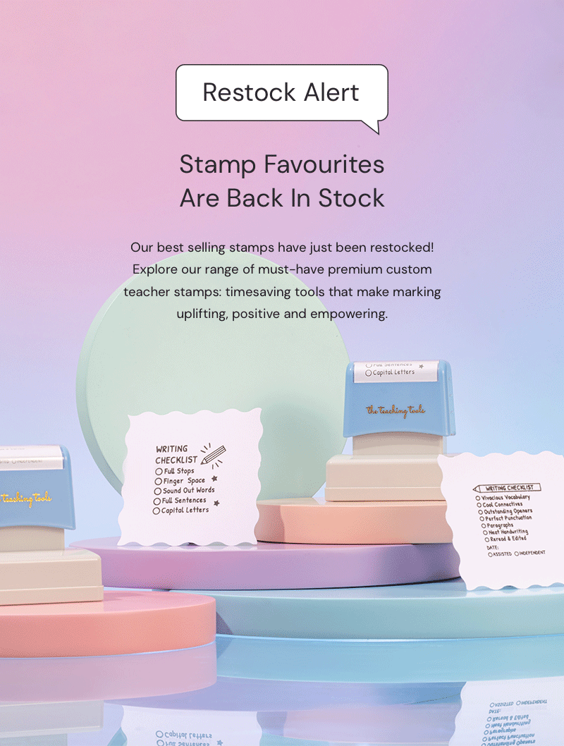 Restock Alert 💬 Stamp Favourites Are Back! The Teaching Tools